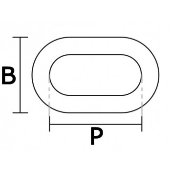 Catena calibrata in acciaio inox AISI 316